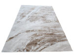 Turkish Cream & Gold Modern Machine Made Carpet  - 230x160 cm - Image 3