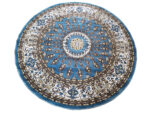Blue Round Carpet