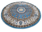 Stunning Blue Persian Style Round Carpet 200 x 200 CM - Image 3