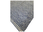 Modern Afghan Handwoven Black Kilim - 204 x 177 CM - Image 4