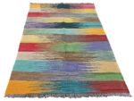 Multicolor Modern Afghan Handwoven Kilim - 180 x 127 CM - Image 3