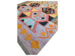Stunning Afghan Handwoven Choubi Kilim - 209 x 154 CM - Image 5