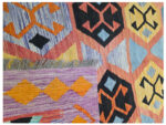 Stunning Afghan Handwoven Choubi Kilim - 209 x 154 CM - Image 6