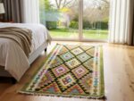 Stunning Afghan Handwoven Maimana Kilim - 153 x 102 cm - Image 2