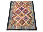 Incredible Afghan Handwoven Maimana Kilim - 144 x 99 cm - Image 3