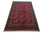 Elephant design Afghan Kunduz Hand-knotted Carpet 235 x 167 cm