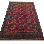Elephant design Afghan Kunduz Hand-knotted Carpet 235 x 167 cm