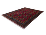 Elephant design Afghan Kunduz Hand-knotted Carpet 235 x 167 cm - Image 3
