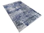 Turkish Grey And Blue Modern Machine Made Carpet  - 230x160 CM - Image 3