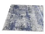 Turkish Grey And Blue Modern Machine Made Carpet  - 230x160 CM - Image 4