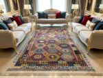 Stunning Afghan Handmade Choubi Kilim Rug - 350 x 257 CM - Image 2