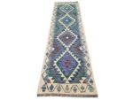 Stunning Afghan Kilim Hallway Runner Rug - 211 x 66 CM - Image 3