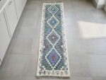 Stunning Afghan Kilim Hallway Runner Rug - 211 x 66 CM - Image 2