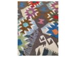 Handmade Afghan Wool Kilim Rug – Colorful Tribal Carpet 203x152cm - Image 6