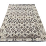 Gorgeous Handwoven woolen Natural Kilim – Afghan Rug - 253 x 182 cm