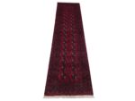 Hand-Knotted Afghan Bukhara Hallway Rug - 290 x 82 CM - Image 3