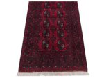 Hand-Knotted Afghan Bukhara Hallway Rug - 290 x 82 CM - Image 4