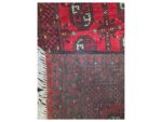 Hand-Knotted Afghan Bukhara Hallway Rug - 290 x 82 CM - Image 6