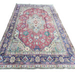 Stunning Persian Hand-knotted Pre-loved Tabriz design Carpet 386 x 296 cm
