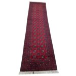 3 Meter Red Afghan Runner Carpet