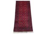 Classic Red Afghan Wool Runner Rug - 290 x 78 CM - Image 4