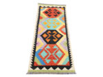 Afghan Handwoven kilim Runner Rug - 199 x 79 cm