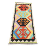 Afghan Handwoven kilim Runner Rug - 199 x 79 cm