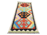 Afghan Handwoven kilim Runner Rug - 199 x 79 cm - Image 2