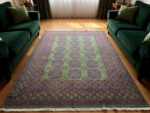 Authentic Afghan Kunduz Wool Carpet 295x199cm - Image 2
