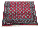 Afghan Kunduz Handmade Wool Red Carpet 244x172cm - Image 5