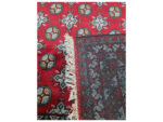 Afghan Kunduz Handmade Wool Red Carpet 244x172cm - Image 7