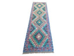 Rare Afghan Kilim Hallway Runner Rug - 202 x 65 CM - Image 3