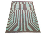Afghan Modern Kilim Handmade Wool Rug 205x152cm - Image 3