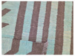 Afghan Modern Kilim Handmade Wool Rug 205x152cm - Image 6