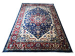 Turkish Navy Kazac Design Living Room Rug Carpet - 290x200cm - Image 3