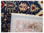 Navy living room rug