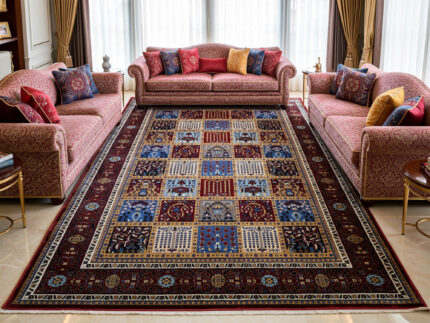 Red Bakhtiari Carpet