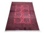 Gorgeous Elephant foot Afghan Wool Carpet - 190 x 152 cm