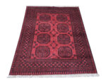 Gorgeous Elephant foot Afghan Wool Carpet - 190 x 152 cm - Image 4