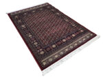 Maroon Bukhara Design Machine Made Carpet 230 x 160 CM - Image 4