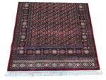 Maroon Bukhara Design Machine Made Carpet 230 x 160 CM - Image 5