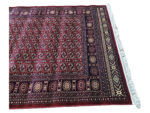 Maroon Bukhara Design Machine Made Carpet 230 x 160 CM - Image 6