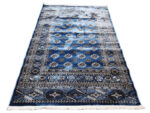 Turkish Machine-Made Carpet – Blue Bukhara Style Rug – 230x160cm - Image 3