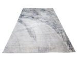 Modern Turkish Machine Made Carpet 340x240cm | Contemporary Grey & Navy - Image 3