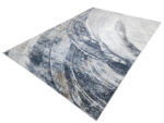 Modern Turkish Machine Made Carpet 340x240cm | Contemporary Grey & Navy - Image 4