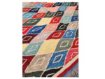 Multicolor Afghan Handwoven Modern Kilim - 237 x 178 CM - Image 5