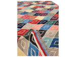 Multicolor Afghan Handwoven Modern Kilim - 237 x 178 CM - Image 6