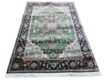 Persian Machine-Made Green & Beige Carpet – 230x160cm - Image 3