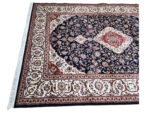 Persian Machine-Made Navy Kashan Carpet – 290x200cm - Image 6