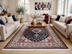 Navy Kashan Carpet